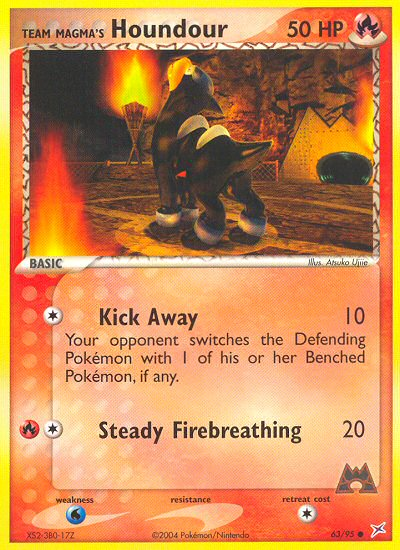 Team Magma's Houndour 63 / 95