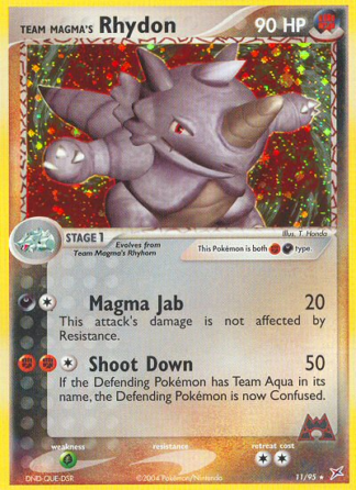 Team Magma's Rhydon 11 / 95