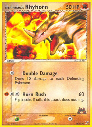 Team Magma's Rhyhorn 38 / 95