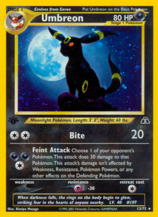 Umbreon 13 / 75