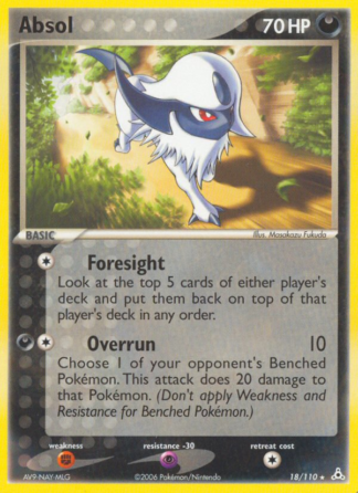 Absol 18 / 110