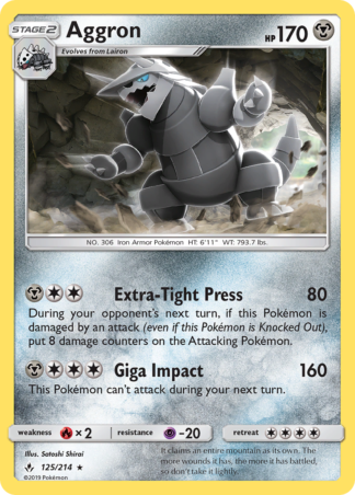 Aggron 125 / 214