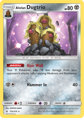 Alolan Dugtrio 122 / 214