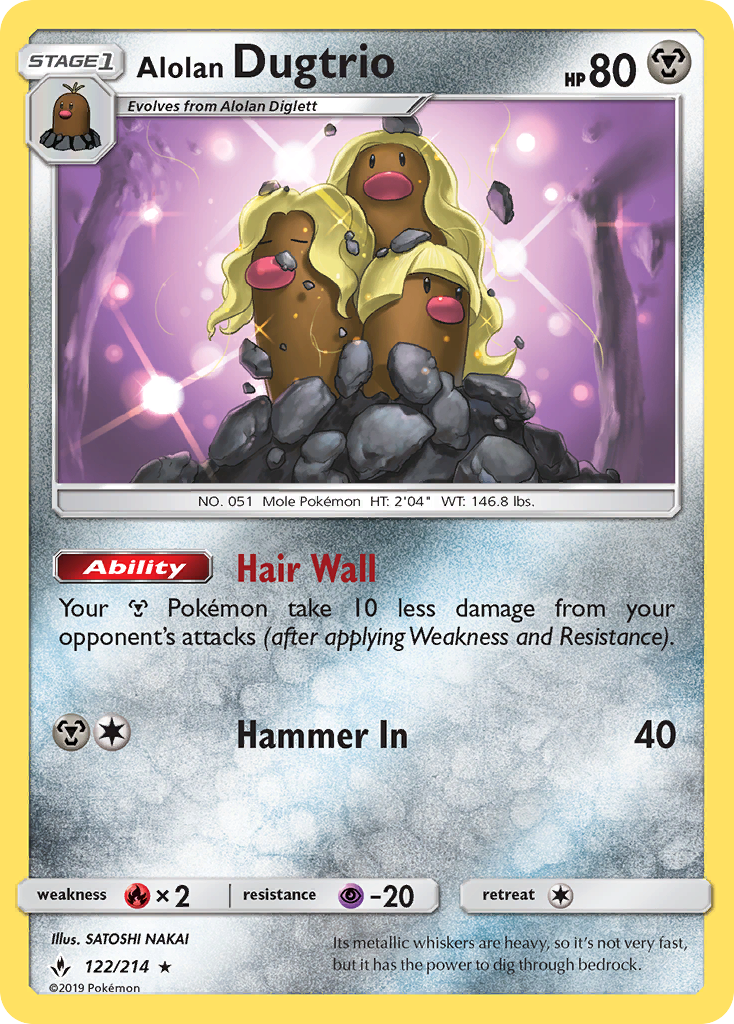 Alolan Dugtrio 122 / 214