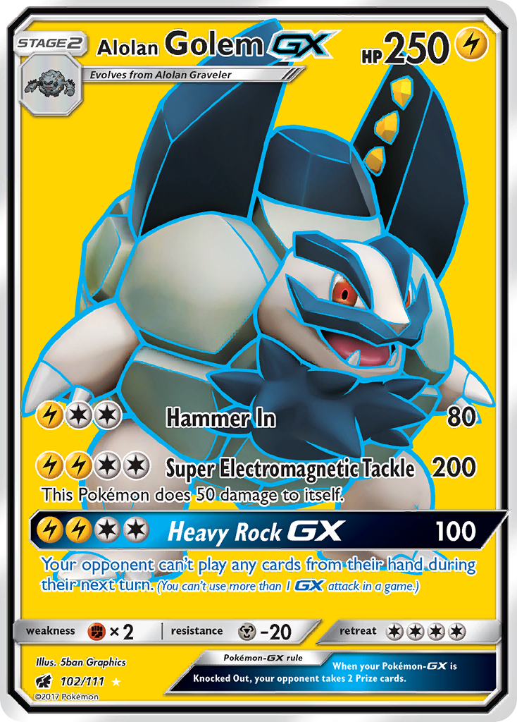 Alolan Golem-GX 102 / 111