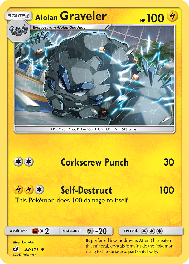 Alolan Graveler 33 / 111