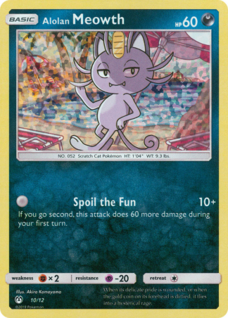 Alolan Meowth 10 / 12