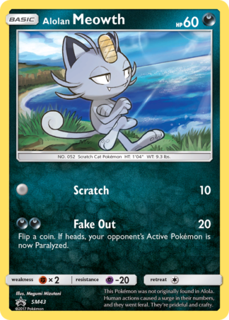Alolan Meowth SM43 / 248