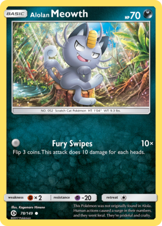 Alolan Meowth 78 / 149