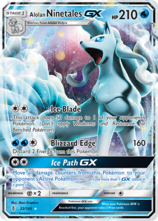Alolan Ninetales-GX 22 / 145