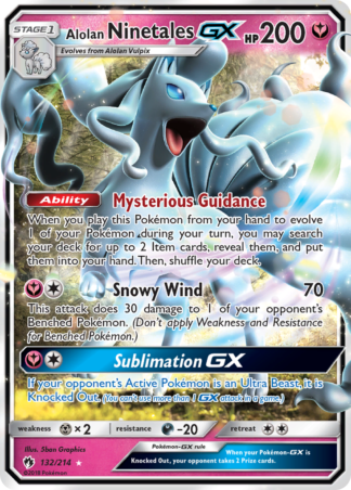 Alolan Ninetales-GX 132 / 214