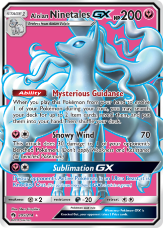 Alolan Ninetales-GX 205 / 214
