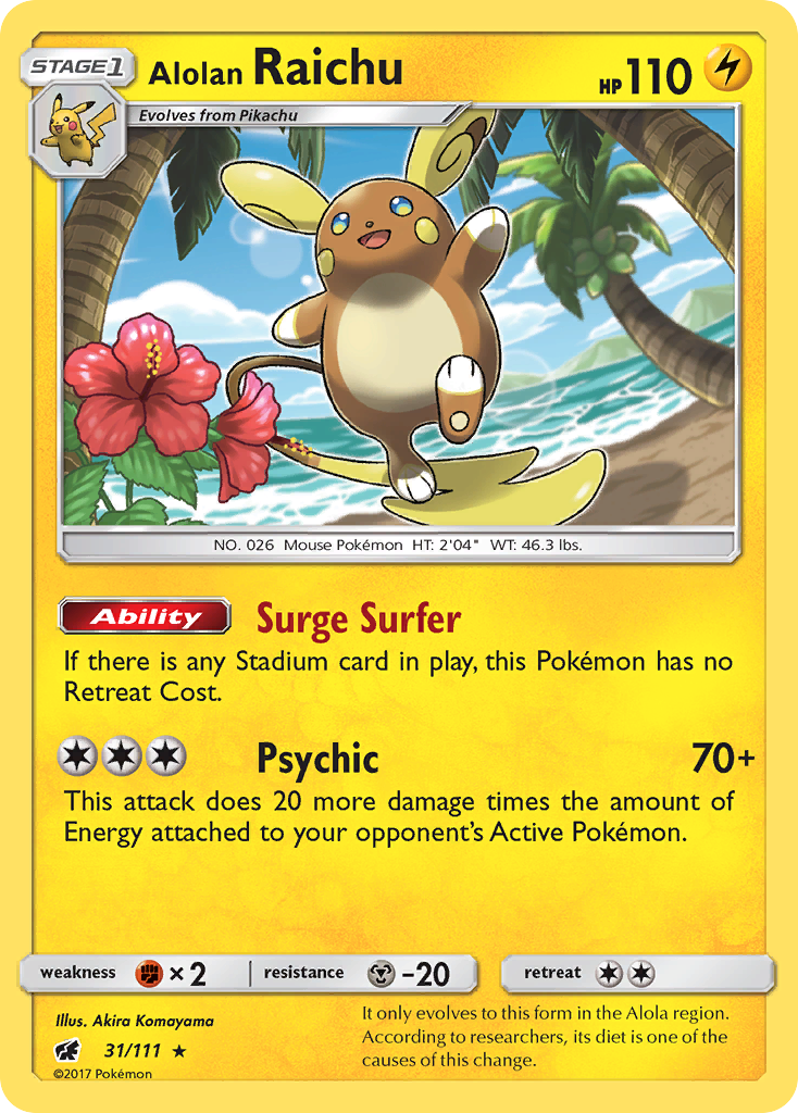 Alolan Raichu 31 / 111