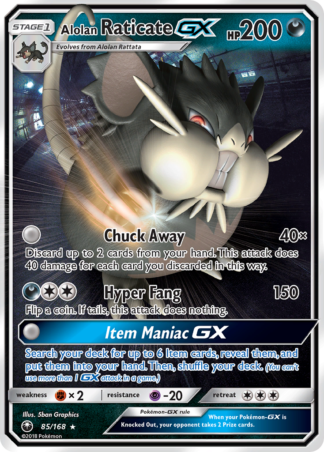 Alolan Raticate-GX 85 / 168