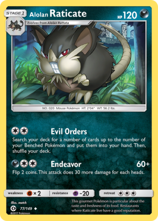 Alolan Raticate 77 / 149