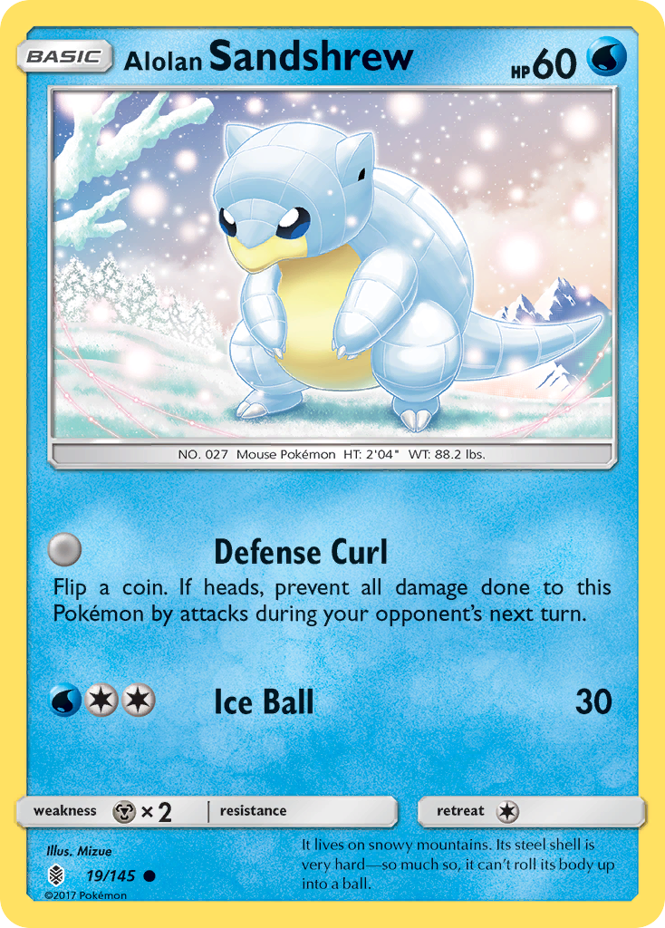 Alolan Sandshrew 19 / 145