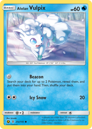Alolan Vulpix 21a / 145
