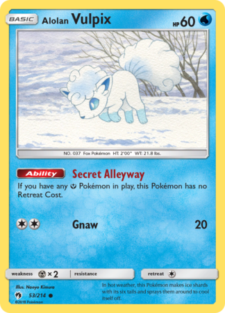 Alolan Vulpix 53 / 214