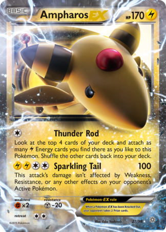 Ampharos-EX 27 / 98