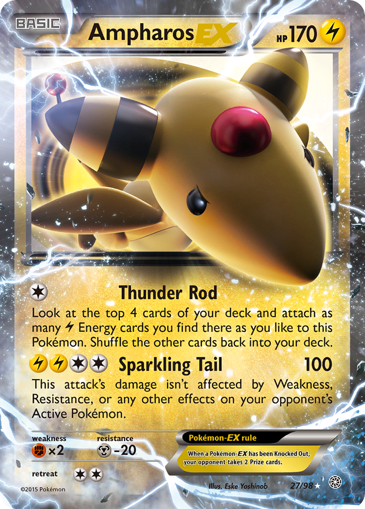 Ampharos-EX 27 / 98