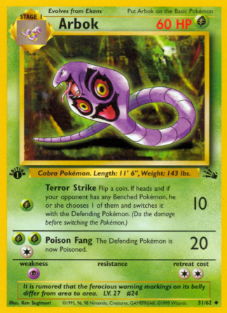 Arbok 31 / 62