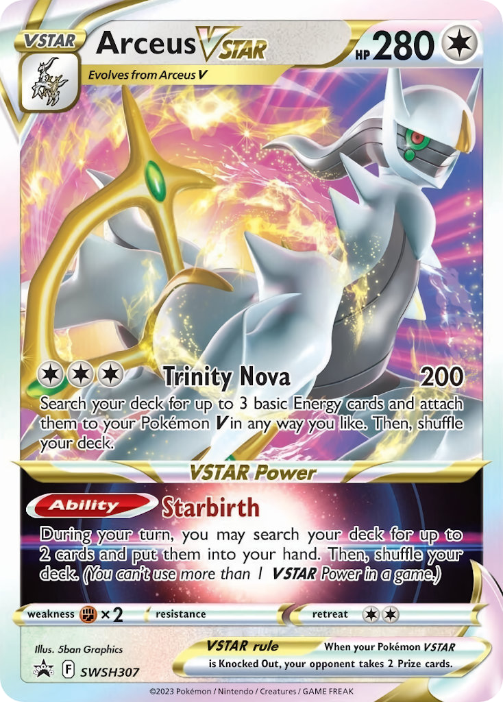 Arceus VSTAR SWSH307 / 307