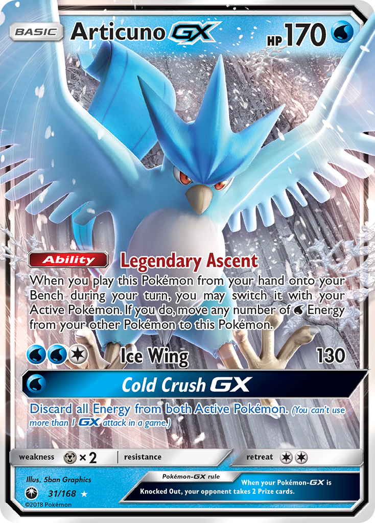 Articuno-GX 31 / 168