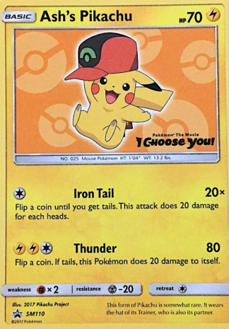 Ash's Pikachu SM110 / 248