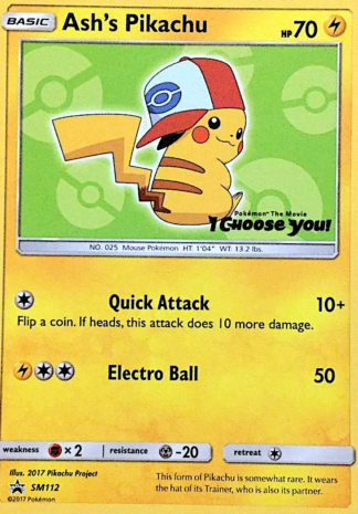 Ash's Pikachu SM112 / 248