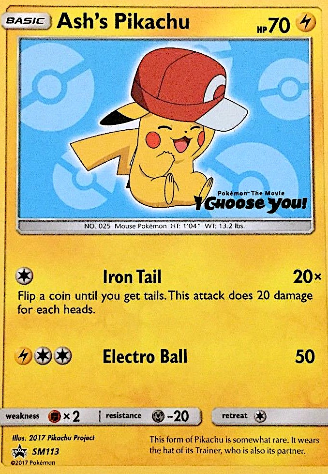 Ash's Pikachu SM113 / 248