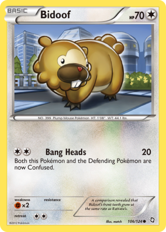 Bidoof 106 / 124