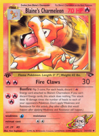 Blaine's Charmeleon 31 / 132