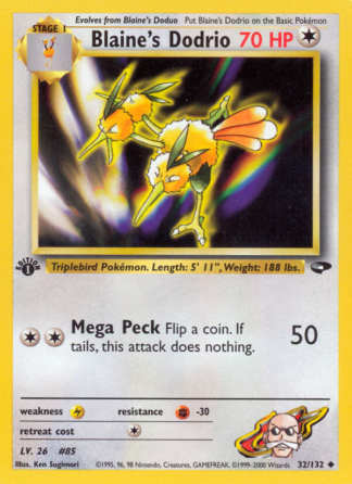 Blaine's Dodrio 32 / 132
