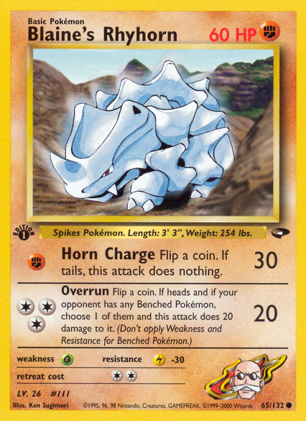Blaine's Rhyhorn 65 / 132