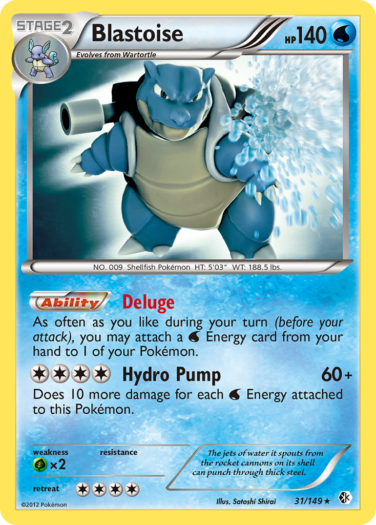 Blastoise 31 / 149
