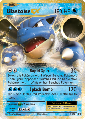 Blastoise-EX 21 / 108