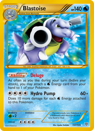 Blastoise 137 / 135