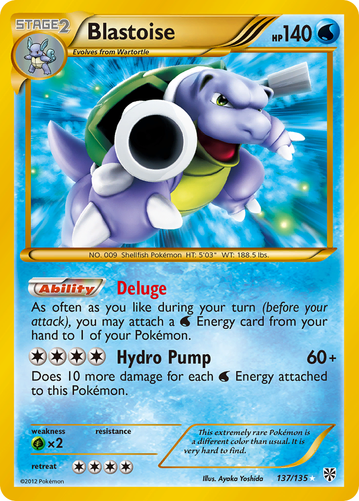 Blastoise 137 / 135