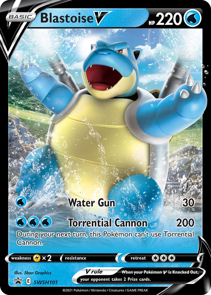 Blastoise V SWSH101 / 307
