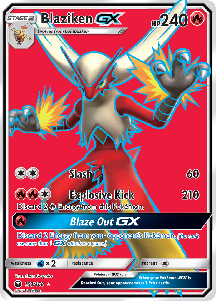 Blaziken-GX 153 / 168