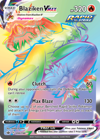 Blaziken VMAX 200 / 198