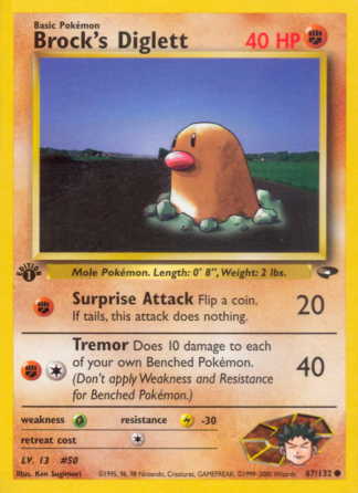 Brock's Diglett 67 / 132