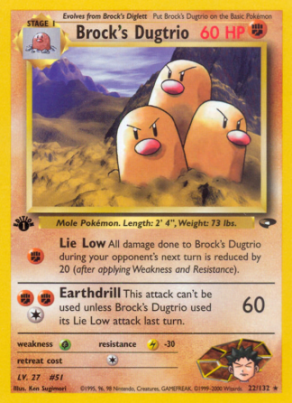 Brock's Dugtrio 22 / 132