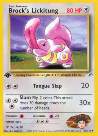 Brock's Lickitung 41 / 132