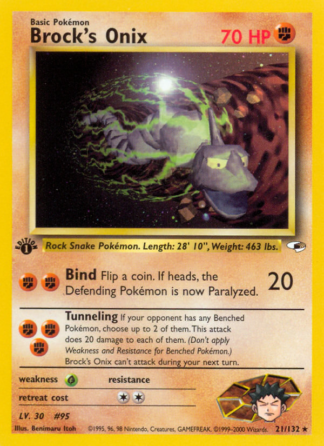 Brock's Onix 21 / 132