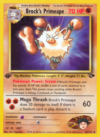 Brock's Primeape 35 / 132
