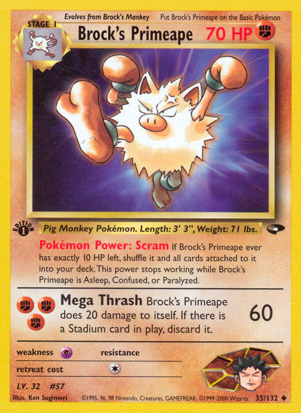 Brock's Primeape 35 / 132