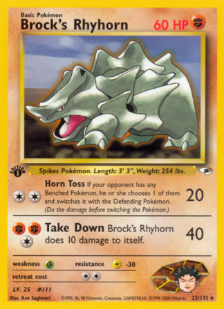 Brock's Rhyhorn 22 / 132