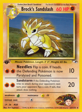 Brock's Sandslash 23 / 132