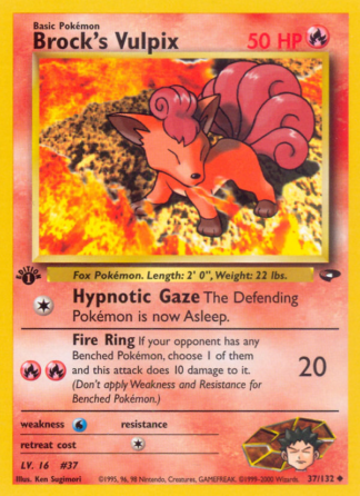 Brock's Vulpix 37 / 132